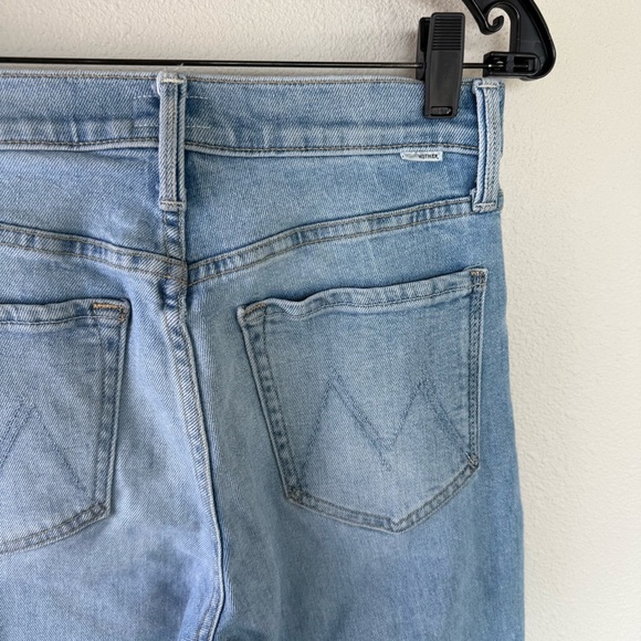 MOTHER Denim The Tomcat Ankle Fray Straight Leg Jeans Kitty Corner Women’s 26 - Picture 12 of 16